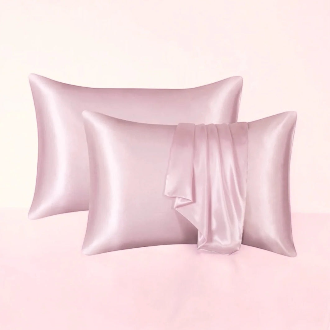 Blush Silk Pillow Cases