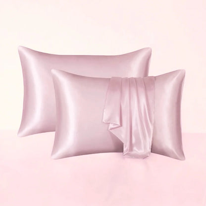 Blush Silk Pillow Cases